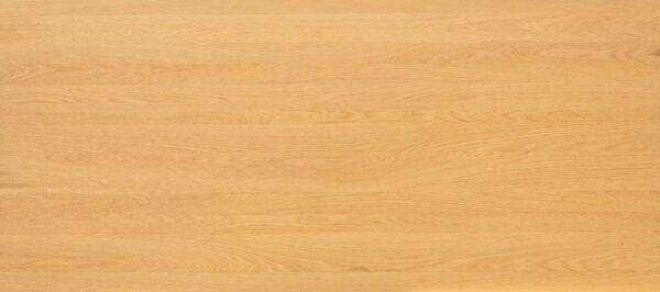 Prefinished American White Oak panels with crown cut grain and natural matt finish